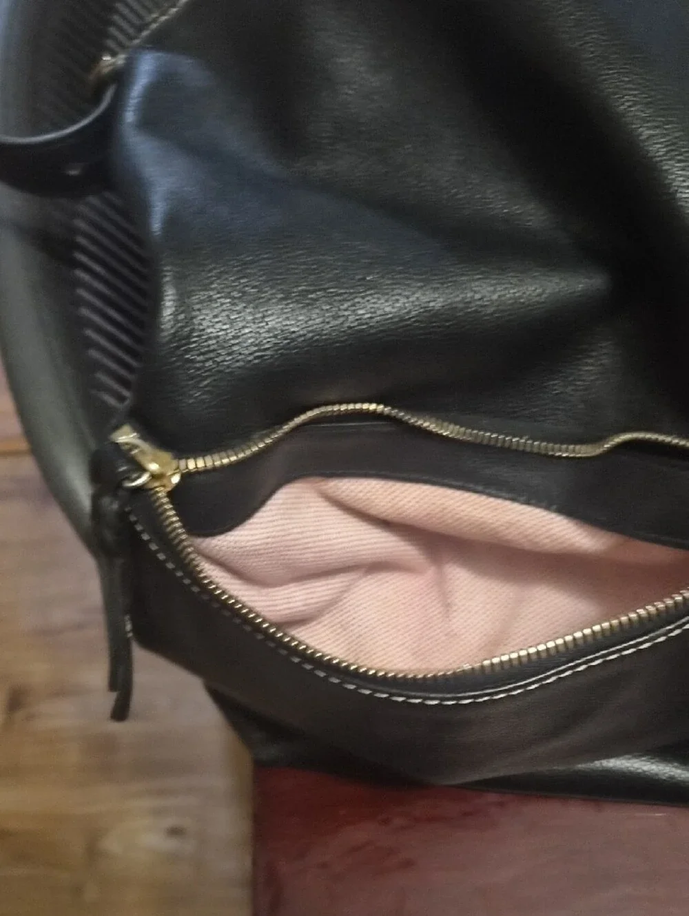 Dooney & Bourke Black Leather Shoulder Hobo Bag
